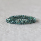 3.5mm Green Kyanite Beads – Faceted Round Natural Gemstone - 14 pcs