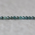 3.5mm Green Kyanite Beads – Faceted Round Natural Gemstone - 14 pcs