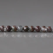 3.5mm Lodolite Beads Smooth Genuine Beads Strand 2” Ghost Quartz Gemstone Beads for DIY Jewelry Making Crafter Gift