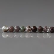 3.5mm Lodolite Beads Smooth Genuine Beads Strand 2” Ghost Quartz Gemstone Beads for DIY Jewelry Making Crafter Gift