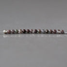 3.5mm Rare Lodolite Beads – Smooth Round Natural Gemstone - 2" Strand