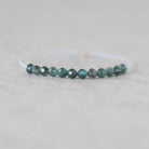 3.5mm Rare Teal Green Kyanite Beads Micro Faceted Rare Kyanite Gemstone Beads for DIY Jewelry Making