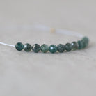 3.5mm Rare Teal Green Kyanite Beads Micro Faceted Rare Kyanite Gemstone Beads for DIY Jewelry Making