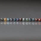 3.5mm Ruby Fuchsite Beads - Faceted Round Natural Gemstone 15" Strand