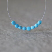 3.5mm Sleeping Beauty Turquoise Nugget Beads – Smooth Natural Gemstone