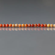 3.5mm Natural Sponge Coral Beads Micro Faceted Beads Genuine Ombre Coral Beads 15