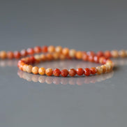 3.5mm Natural Sponge Coral Beads Micro Faceted Beads Genuine Ombre Coral Beads 15