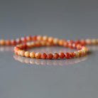 3.5mm Sponge Coral Beads ‚Äì Faceted Round Natural Gemstone 15" Strand