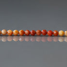 3.5mm Sponge Coral Beads ‚Äì Faceted Round Natural Gemstone 15" Strand