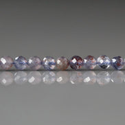 3.5mm Rare Sunstone in Iolite Micro Faceted Beads Genuine Beads 15