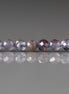 3.5mm Sunstone in Iolite Beads – Rare Faceted Round Natural Gemstone 15" Strand