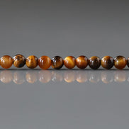 3.5mm Tigers Eye Beads Smooth Tiger Eye Genuine Tiny Beads 15