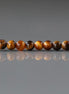 3.5mm Tiger's Eye Beads - Smooth Round Natural Gemstone 15" Strand