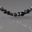 3.5mm Tiny Black Ethiopian Opal Button Beads – Faceted Natural Gemstone