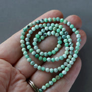 3.5mm Variscite Micro Faceted Beads 15