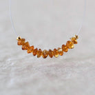 3.8-4mm AAA Madeira Citrine Beads Smooth Rondelle German Cut Natural Gemstone for DIY Jewelry Making
