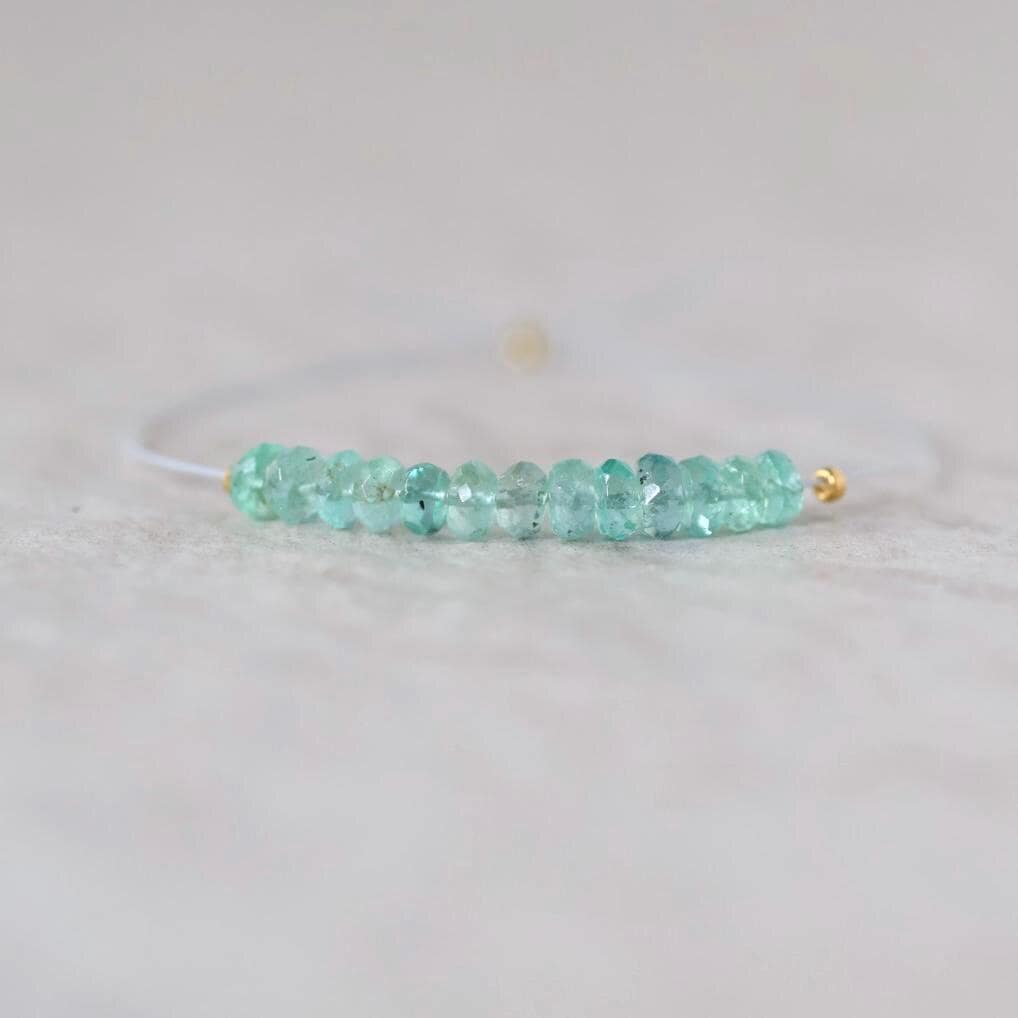 3.5mm Paraiba Blue Tourmaline Beads Rondelle 10 PCs Faceted Genuine Gemstone Beads Jewelry Making Gift October Birthstone