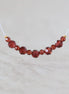 3mm- 4.7mm AAA Crimson Mozambique Garnet Beads Faceted Round Natural Gemstone for DIY Jewelry Making