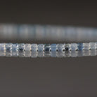 3mm AAA Aquamarine Beads Cube Faceted 7" Raw Genuine Gemstone Beads for Jewelry Making Beading Craft Gift Beads March Birthstone