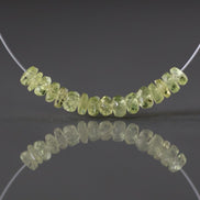 3mm AAA Chrysoberyl Beads Faceted Rondelle 1” Natural Gemstone Beads for DIY Jewelry Making Supplies