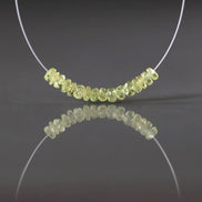 3mm AAA Chrysoberyl Beads Faceted Rondelle 1” Natural Gemstone Beads for DIY Jewelry Making Supplies