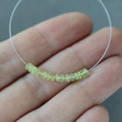 3mm AAA Chrysoberyl Beads Faceted Rondelle 1” Natural Gemstone Beads for DIY Jewelry Making Supplies