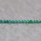 3mm AAA Emerald Faceted Beads Round Natural Raw Emerald Genuine Gemstone DIY Jewelry Making Spplies