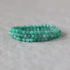 3mm AAA Emerald Faceted Beads Round Natural Raw Emerald Genuine Gemstone DIY Jewelry Making Spplies