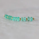 3mm AAA Gem Quality Colombian Emerald Rondelle Beads Smooth Natural Gemstone for DIY Jewelry Making