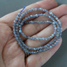 3mm AAA Labradorite Beads - Faceted Round Micro Gemstone 15" Strand
