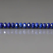 3mm AAA Lapis Lazuli Beads Faceted Rondelle 12.5