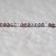 3mm AAA Lepidolite Micro Faceted Beads Genuine Lepidolite Beads 15
