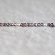 3mm AAA Lepidolite Micro Faceted Beads Genuine Lepidolite Beads 15