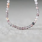 3mm AAA Lepidolite Micro Faceted Beads Genuine Lepidolite Beads 15" Sparkly Gemstone Beads for Jewelry Making