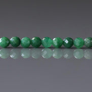 3mm Natural Jade Micro Faceted Beads 15