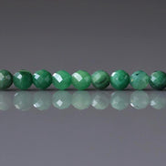 3mm Natural Jade Micro Faceted Beads 15