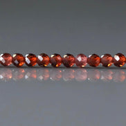 3mm AAA Almandine Garnet Beads Micro Faceted Beads 15