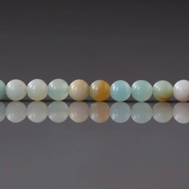 3mm Amazonite Beads ‚Äì Smooth Round Micro Gemstone 15" Strand