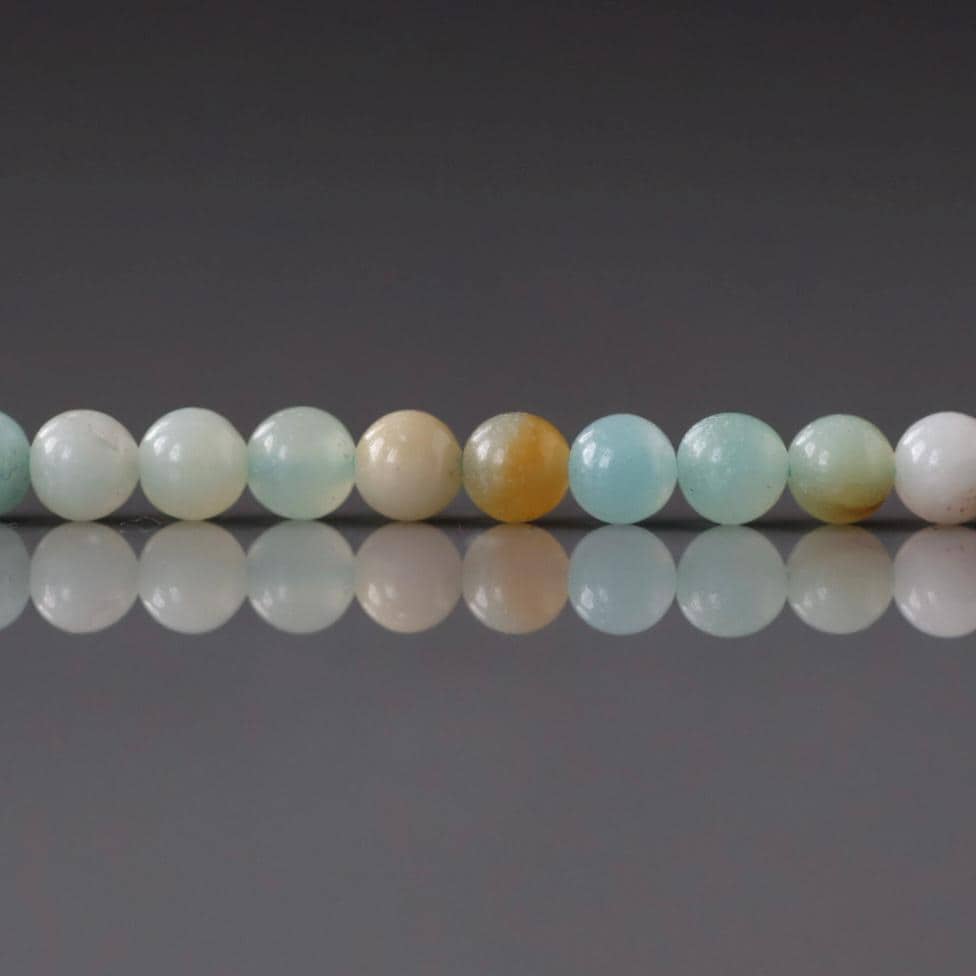 3mm Amazonite Beads ‚Äì Smooth Round Micro Gemstone 15" Strand