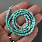 3mm Amazonite Beads ‚Äì Smooth Round Micro Gemstone 15" Strand
