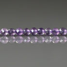 3mm Amethyst Beads – Faceted Round Micro Gemstone 15" Strand