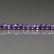 3mm Amethyst Beads ‚Äì Faceted Round Micro Gemstone 15