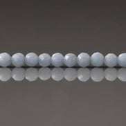 3mm Angelite Beads ‚Äì Faceted Round Micro Gemstone 15