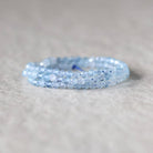 3mm Aquamarine Beads – Faceted Round Micro Gemstone 15" Strand