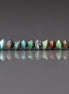 3mm Ariona Turquoise Bicone Beads – Micro Gemstone -20 pcs