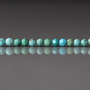 3mm Arizona Turquoise Faceted Beads 15