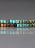 3mm Arizona Turquoise Cube Beads - Cube Micro Gemstone 15" Strand