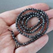3mm Black Matrix Opal Micro Faceted Beads Genuine Opal Beads 15