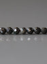 3mm Black Matrix Opal Beads - Faceted Round Micro Gemstone 15" Strand