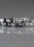 3mm Black Rutilated Quartz Beads - Faceted Round Micro Gemstone 15" Strand